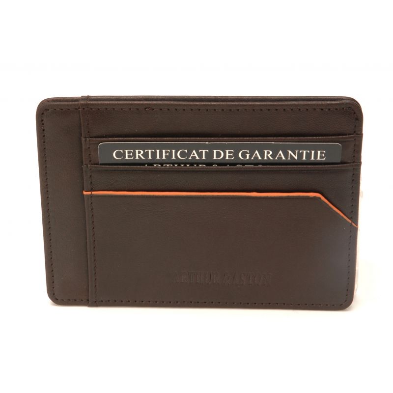 Porte-Cartes Plat Ennis en Cuir - Arthur & Aston