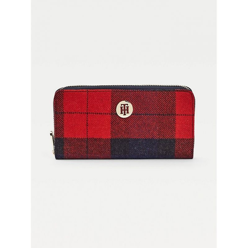 Compagnon Honey Motif Tartan en Synthétique - Tommy Hilfiger