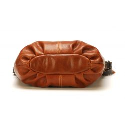 Sac Bandoulière en Cuir de Vachette - Mocca