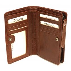 Portefeuille en Cuir - Mocca