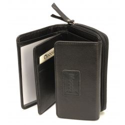 Portefeuille en Cuir de Vachette - Mocca