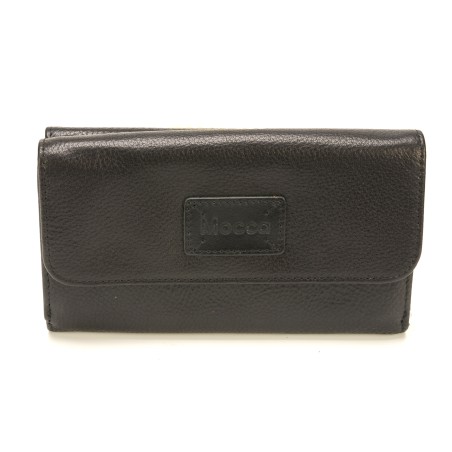 Portefeuille Dos à Dos en Cuir - Mocca