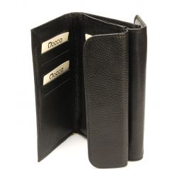 Portefeuille Dos à Dos en Cuir - Mocca