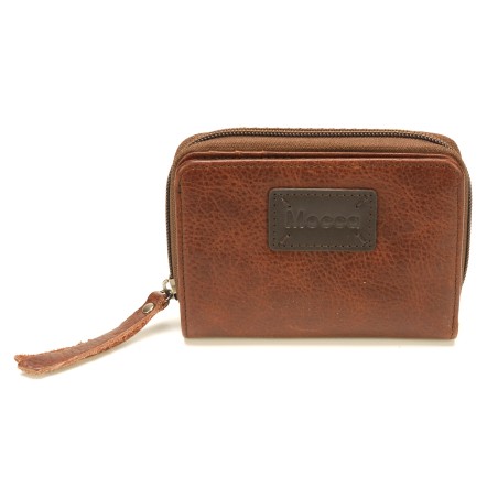 Portefeuille en Cuir de Vachette - Mocca