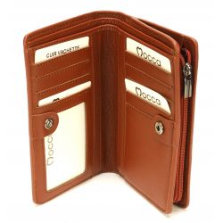 Portefeuille en Cuir - Mocca