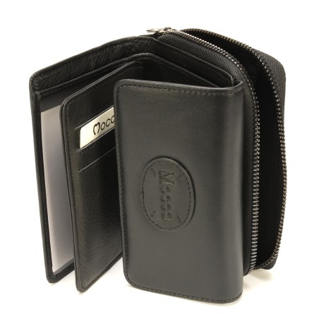 Portefeuille en Cuir Vachette - Mocca