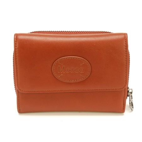 Portefeuille en Cuir Vachette - Mocca