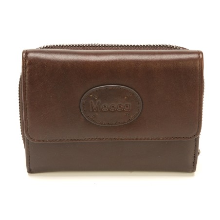 Portefeuille en Cuir Vachette - Mocca