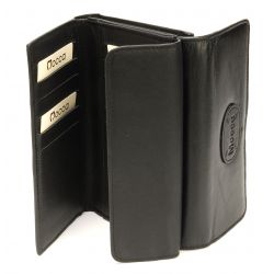 Portefeuille Dos à Dos en Cuir - Mocca