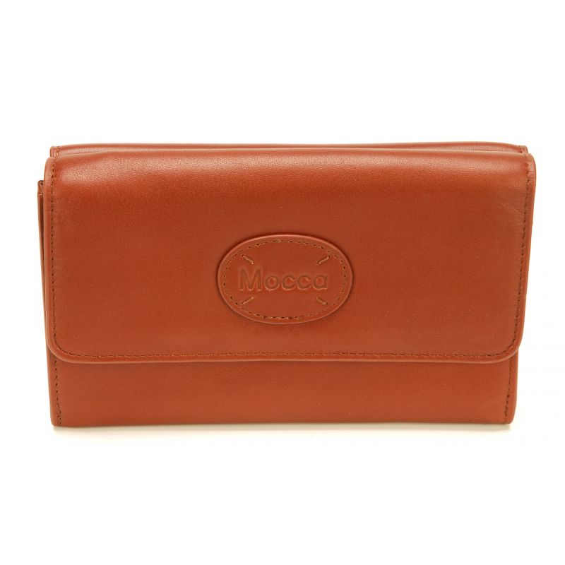 Portefeuille Dos à Dos en Cuir - Mocca