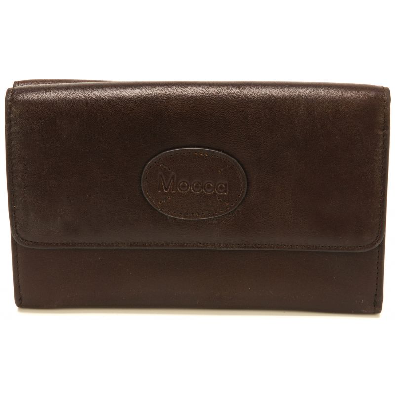 Portefeuille Dos à Dos en Cuir - Mocca