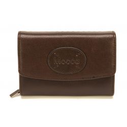 Porte-Monnaie et Cartes en Cuir - Mocca