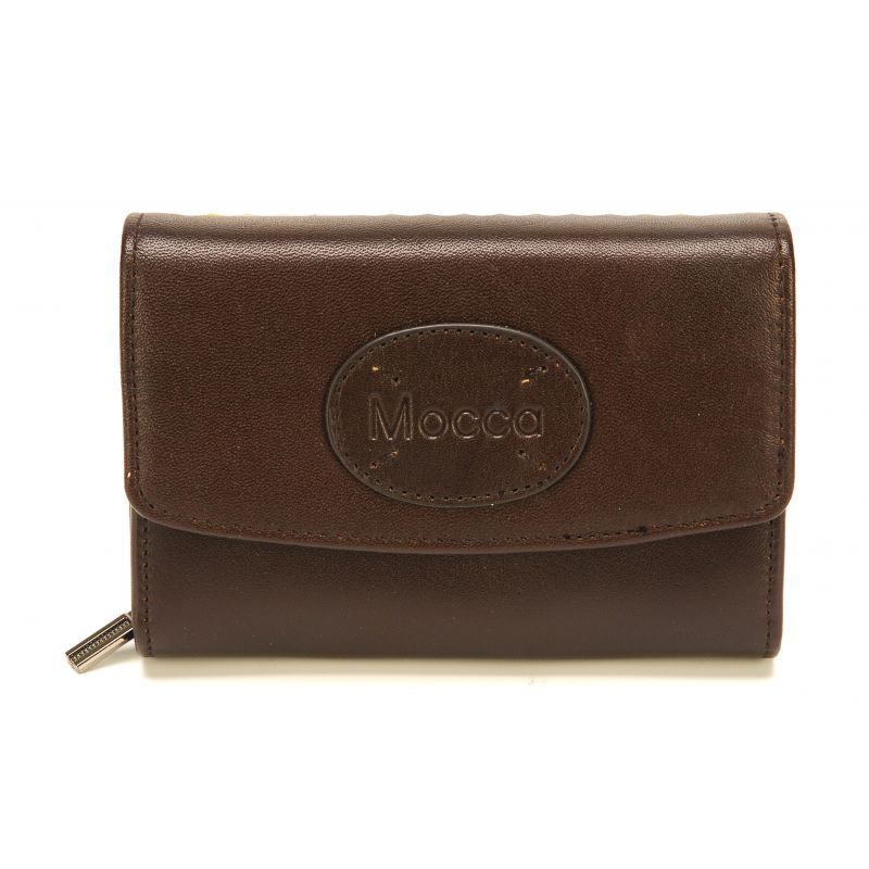 Porte-Monnaie et Cartes en Cuir - Mocca