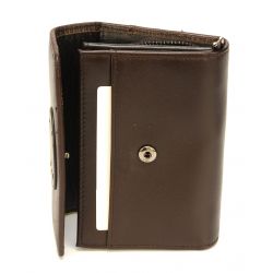 Porte-Monnaie et Cartes en Cuir - Mocca