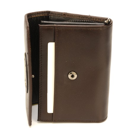Porte-Monnaie et Cartes en Cuir - Mocca