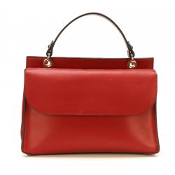 Sac à Main en Croûte de Cuir - Mocca