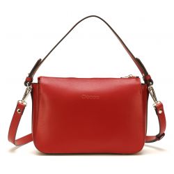Pochette en Croûte de Cuir - Mocca