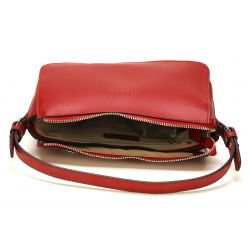Pochette en Croûte de Cuir - Mocca