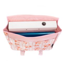 Cartable 35 cm Pomelos l'Autruche en Toile - Les Déglingos