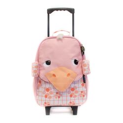 Valise Trolley Pomelos l'Autruche en Toile - Les Déglingos