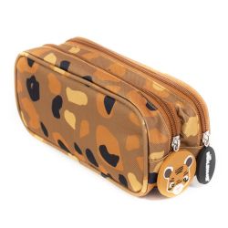 Trousse Double Speculos le Tigre en Toile - Les Déglingos