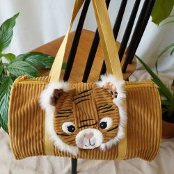 Sac Weekend Speculos le Tigre en Toile - Les Déglingos