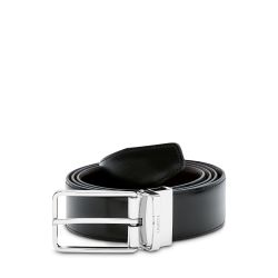 Ceinture Réversible Millenial Noir/Marron en Cuir - Lancel