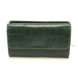 Compagnon Porte-chéquier Romy en Cuir Croco - Arthur & Aston