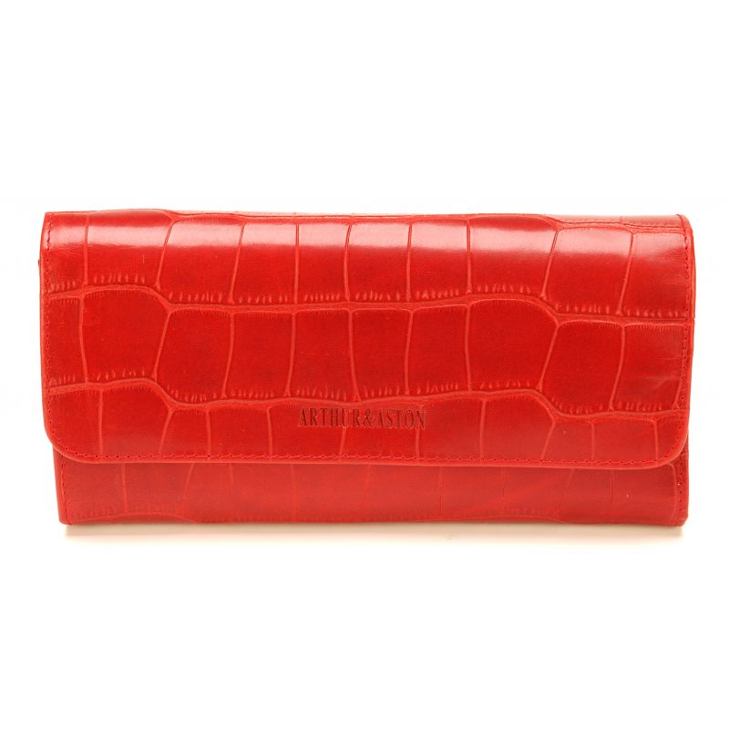 Compagnon Romy en Cuir Façon Croco - Arthur & Aston Compagnon Romy en Cuir Façon Croco - Arthur & Aston
