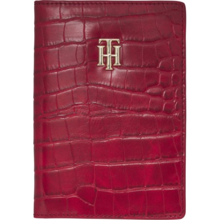 Étui de Passeport en Synthétique façon Croco - Tommy Hilfiger