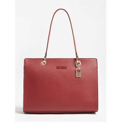 Sac Cabas Isla en Synthétique Rouge - Guess