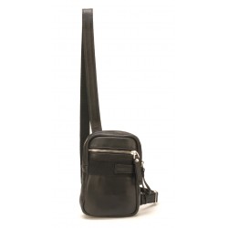 Petit sac travers James en cuir