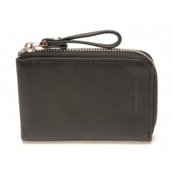 Porte cartes zippé James en cuir