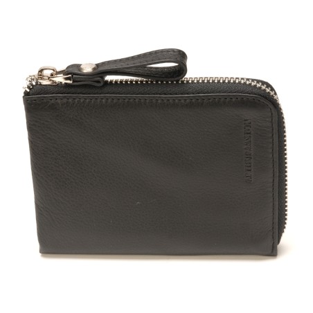Portefeuille zippé James en cuir