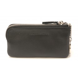 Porte monnaie zippé James en cuir