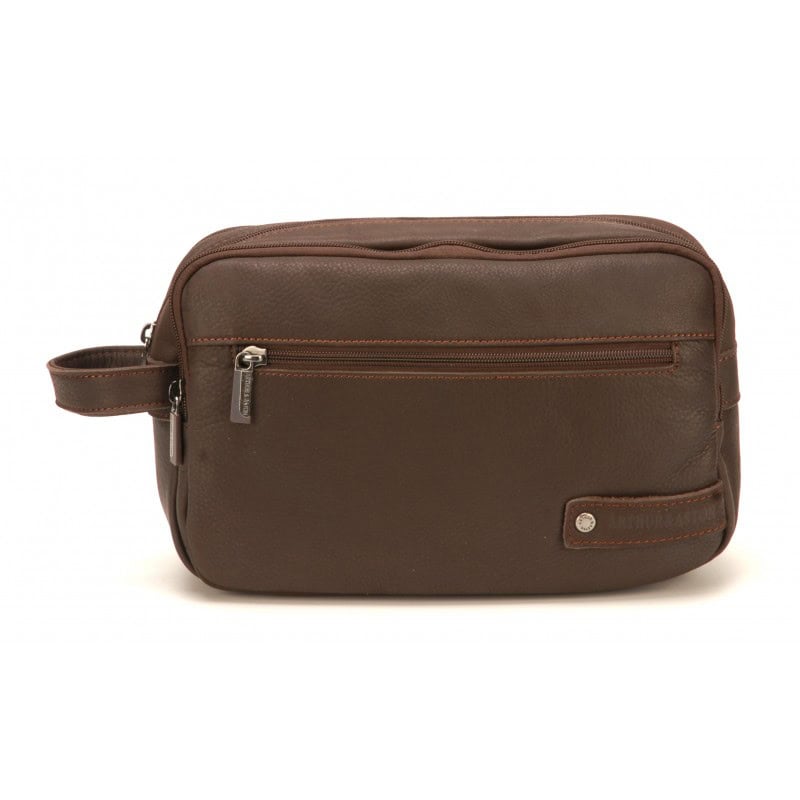 Trousse de toilette Oscar en cuir