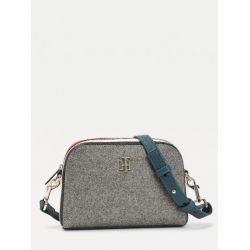 Sac Bandoulière TH Essence en Toile Gris - Tommy Hilfiger