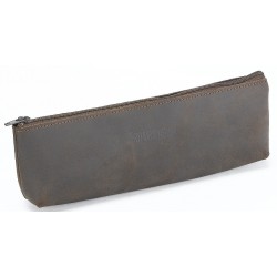Trousse en Croûte de Cuir -...