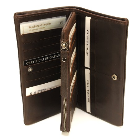 Portefeuille Cuir Clémence