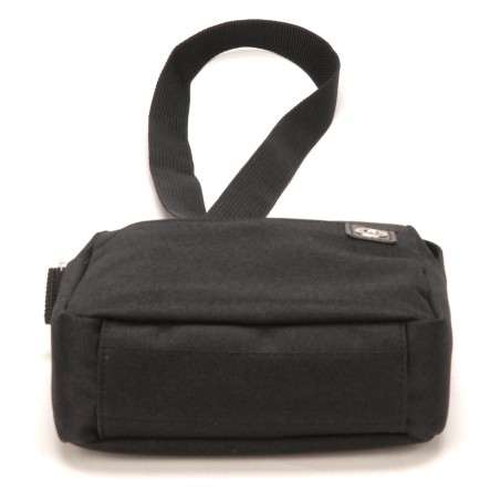 Sac travers moyen modèle Aaron en toile polyester garniture cuir