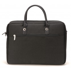 Porte-documents Aaron en toile polyester garniture cuir