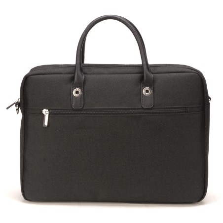 Porte-documents Aaron en toile polyester garniture cuir