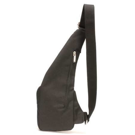 Body bag Aaron en toile polyester garniture cuir