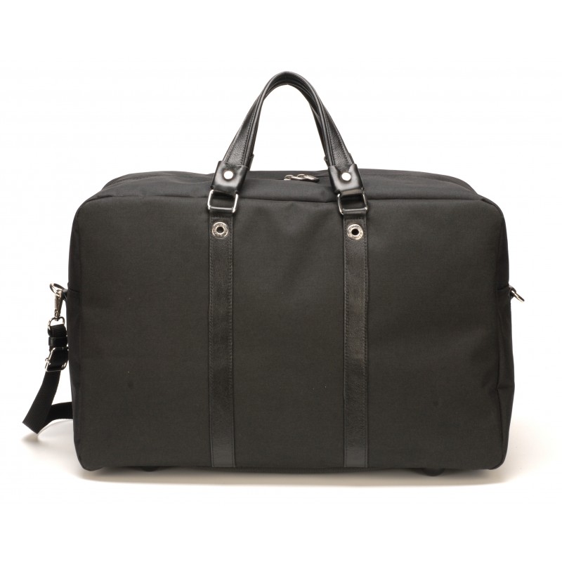 Sac de voyage Aaron en toile polyester garniture cuir