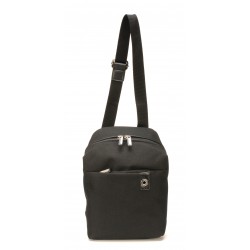 Body Bag Aaron en toile polyester garni cuir