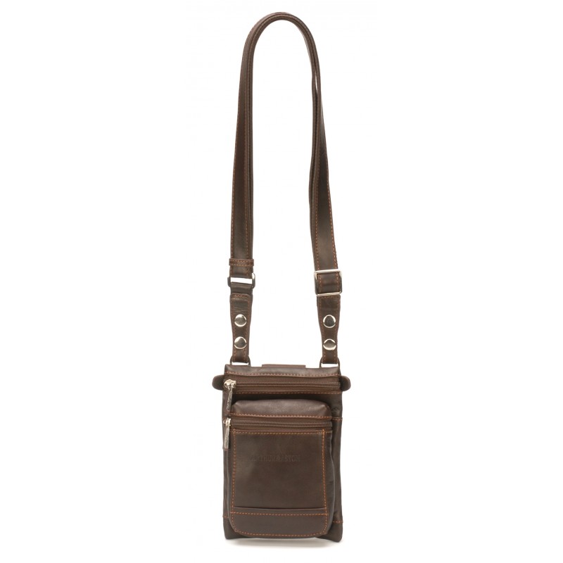 Sac pochette extra plate Pablo cuir de vachette plongé Sac pochette extra plate Pablo cuir de vachette plongé