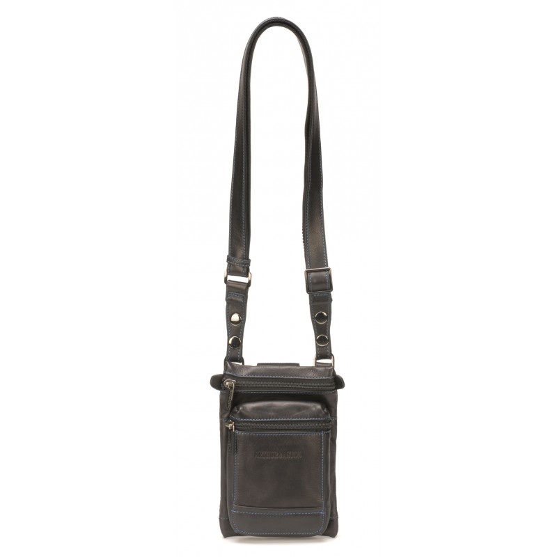 Sac pochette extra plate Pablo cuir de vachette plongé Sac pochette extra plate Pablo cuir de vachette plongé