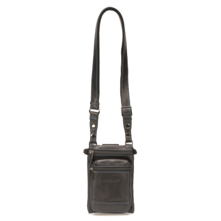 Sac pochette extra plate Pablo cuir de vachette plongé