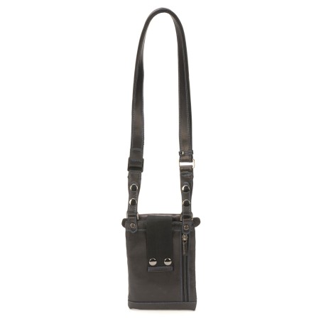 Sac pochette extra plate Pablo cuir de vachette plongé