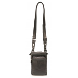 Sac pochette extra plate Pablo cuir de vachette plongé